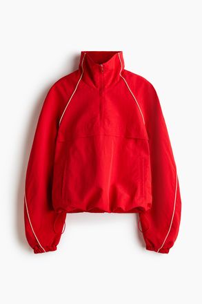 H&M Oversized Anorak aus Nylon - Knallrot