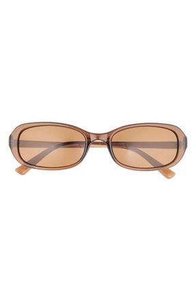BP. Rectangular Wrap Sunglasses in Brown at Nordstrom