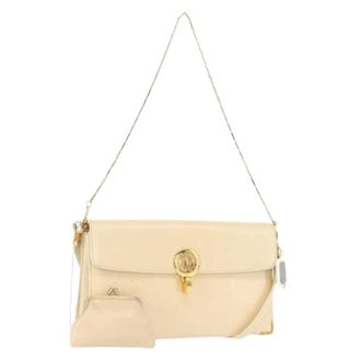 Dior Pre-owned Cross Body Bags, female, Beige, Size: ONE SIZE Pre-owned Vintage Shoulder Bag