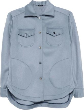 Kiton Chaqueta de cachemir - Jackets - Mujer - Azul - S