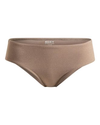 Roxy Bikini-Hose ROXY Lasca, Damen, Gr. XS, US-Gr&ouml;ssen, grau (deep taupe), Obermaterial: 78% Nylon, 9% Nylon, 7, 00% Metall, 6, 00% Elasthan;, Badehosen Bi