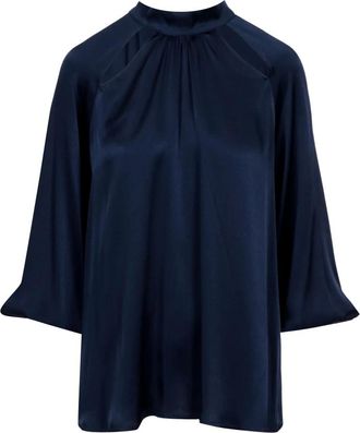 Semicouture Blouses - Dames - Blouses - Blauw - L - Overhemden