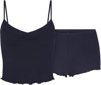 SKIMS Sleep Camisole Stretch-modal Pyjama set - Navy - M (UK12-14)