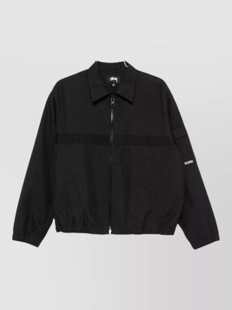 St&uuml;ssy long sleeve blazer front pockets hem