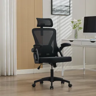 STILVORA Silla De Oficina Ergon&oacute;mica De Malla Con Soporte Lumbar Y Reposacabezas Ajustables: Silla De Escritorio Ejecutiva De Respaldo Alto Para El Hogar/ofici