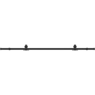 vidaXL Kit De Herrajes Para Puertas Correderas Acero Negro 213 Cm Vidaxl