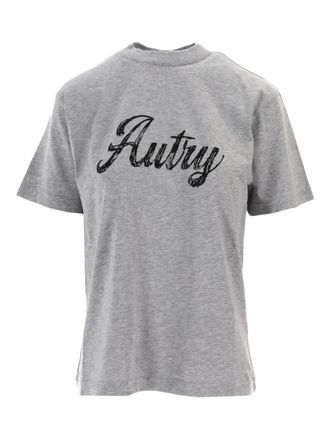 Autry script-logo T-shirt - Grey