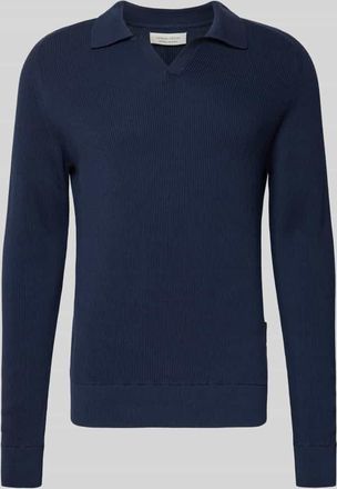 Casual Friday Casual Friday Strickpullover aus reiner Baumwolle Modell NORDIN in Marine, Gr&ouml;&szlig;e XXL