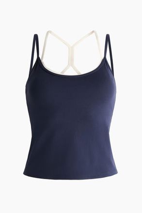 H&M Integral-bra Sports Top With Softmove in Navy Blue at Nordstrom, Size X-Small