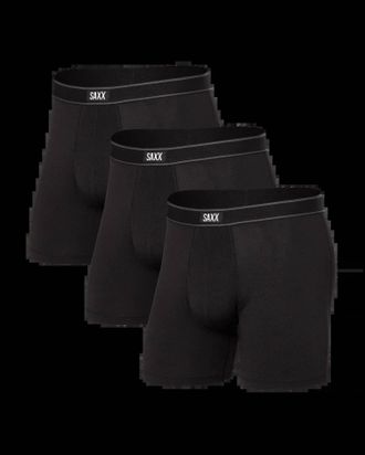 Saxx Mens Daytripper Boxer Brief - 3 Pack In Black