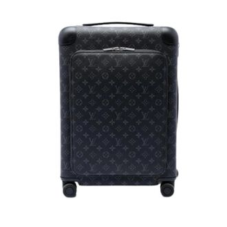 Louis Vuitton Pre-owned Horizon 55 Weekend Bag - Heren - Pre-owned - Zwart - Maat: ONE Size Leer