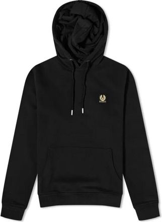 Belstaff Phoenix Patch Hoodie Zwart - Heren - Hoodies - Zwart - S - Katoen - Hoodies & sweatvesten