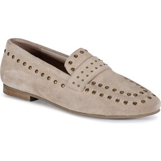 Diba CAN YON Suede Slip On Loafer in Taupe at Nordstrom, Size 8.5