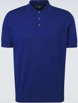 Dunhill Cotton and silk polo shirt