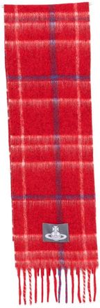 Vivienne Westwood Orb-patch Check Scarf
