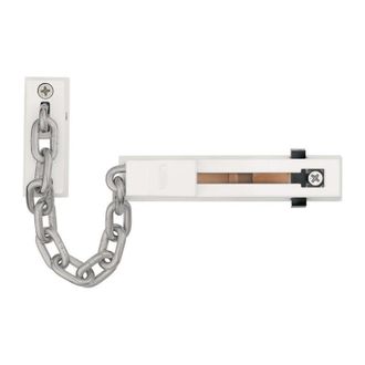 ABUS Cadena Para Puerta Sk66 L.165mm Din L/r Blanca C.cierre Seguridad Ni&ntilde;os