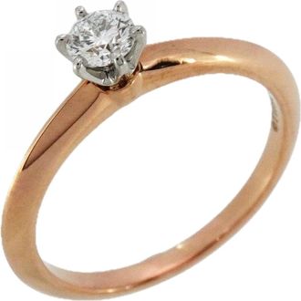 Tiffany & Co. Pink Gold (18K) Platinum 950 Band Ring (Pre-Owned)