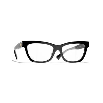 Chanel Cat-eye Brillen - Dames - Accessoires - Zwart - Maat: 55 MM