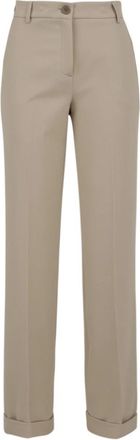 Douuod Vlinder Model Broek - Dames - Chinos - Beige - M - Broeken