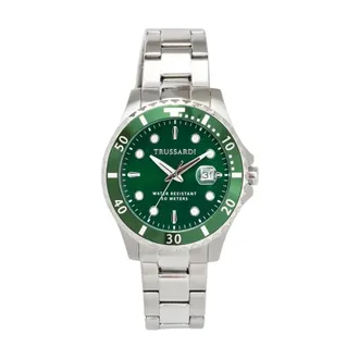 Trussardi Accessoires, Heren, Grijs, ONE Size, Watches