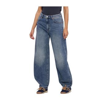 Catwalk Junkie Bold Barrel Fit Jeans - Dames - Jeans - Blauw - Maat: W25