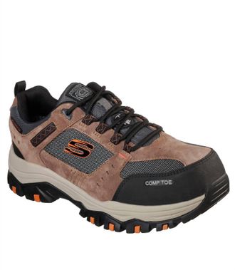 Skechers Mens Greetah Shoes In Brown/black