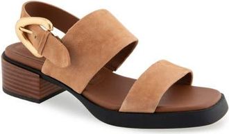 Aerosoles Dantay Slingback Sandal in Tan Suede at Nordstrom, Size 8.5