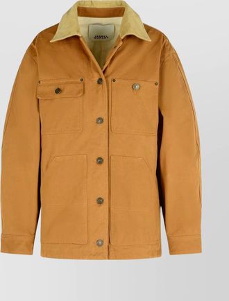 Isabel Marant cotton jacket ninon collared pockets