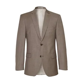 Carl Gross Carl Gross - Steven Jack in Marineblauw - Heren - Jassen - Bruin - Maat: W24 Wol