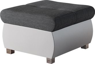 Mirjan24 Reposapi&eacute;s Comfivo 122, Soft 017 + Lux 06, 39x60x60cm, Di&aacute;metro: 0, Cuero Ecol&oacute;gico + Tapiz, Patas: Metal, 0