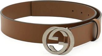 Gucci Pre-owned Belts, female, Brown, Size: ONE SIZE Pre-owned Leather belts