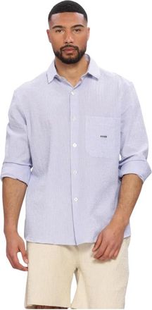 The Goodpeople Overhemden, Heren, Blauw, L, SOY Shirt