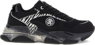 Roberto Cavalli Sneakers con applicazione monogramma RC - Nero