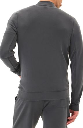 Threads 4 Thought Bartow Peached Fleece Zip Jacket in Carbon at Nordstrom, Size Xx-Large