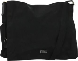 Gucci Pre-owned Nylon gucci-bags - Dames - Vintage Schoudertas - Zwart - ONE Size - Nylon - Vintage