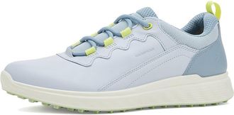Ecco S Casual Sport Lace Waterproof Womens Golf Shoes Air/Dusty Blue : EU 41 (US Womens 10-10.5) B - Medium, Leather