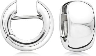 Ross-Simons Italian Sterling Silver Huggie Hoop Earrings