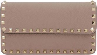 Valentino Rockstud Portemonnee - Dames - Portefeuilles - Roze - ONE Size - Accessoires