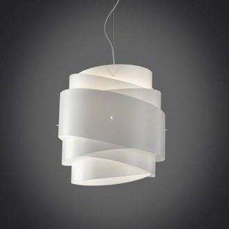 Linea Zero Bea L&aacute;mpara De Suspensi&oacute;n Una Luz Blanco Di&aacute;metro 40x H39 Cm