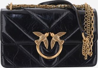 Pinko Borsa Pinko In Pelle Con Logo