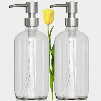 OEM Revelador De Agua De Mar Con Bomba De Acero Inoxidable - 2 Unidades - Revelador De Agua De Mar - Plata Transparente - Apto Para Ba&ntilde;o Y Cocina