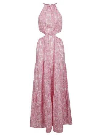 MC2 Saint Barth Womens Kaby Maxi Dress In Rose