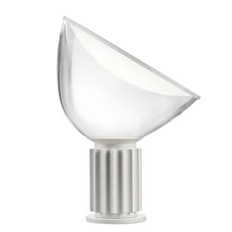 FLOS Taccia LED Tischleuchte, weiss matt