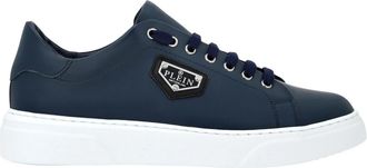Philipp Plein Iconic Low-Top Sneakers - unisex - Sneakers - Blauw - 40 EU - Leer - Schoenen