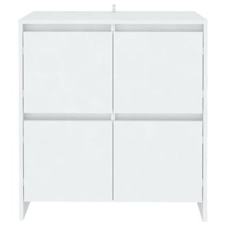 Berkfield Home Sideboard White 70x41x75 cm Engineered Wood | Size: 70 x 41 x 75 cm