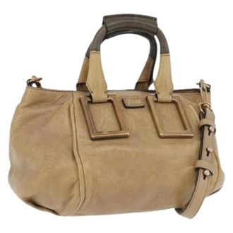 Chlo&eacute; Pre-owned Handbags, female, Beige, Size: ONE SIZE Pre-owned Hand Bag