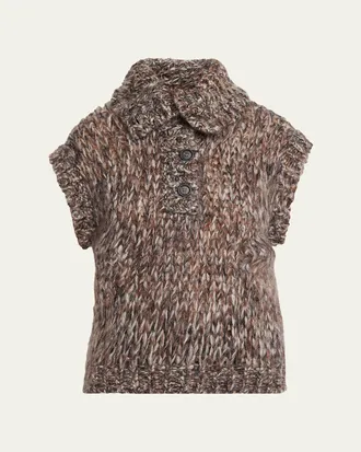 Brunello Cucinelli Winter Crochet Mohair Sweater