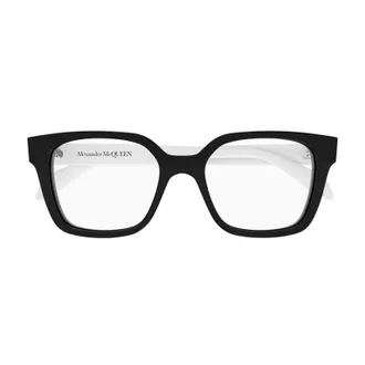 Alexander McQueen AM0358O003 Square Acetate Eyeglasses - Black
