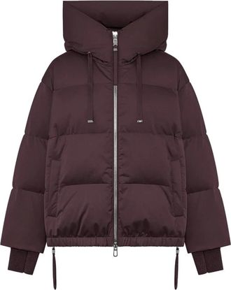 Duno Giada Puffer Jacket - Dames - Jassen - Paars - Maat: S Zijde