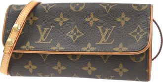 Louis Vuitton Twin Monogram Canvas Brown Canvas Handbag (Pre-Owned)